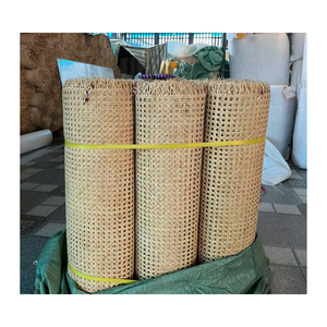 Rouleau de feuille de maille de canne-Sangle de rotin artisanale idéale pour les travaux de rembourrage et d'artisanat de meubles de bricolage - Product Image 5