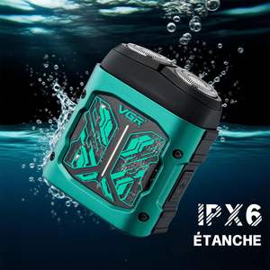 Afeitadora Eléctrica Portátil Impermeable IPX7 para Hombre, Fácil de Limpiar, Carga USB, Maquinilla de Afeitar Facial con Cabezales Giratorios para Viajes - Product Image 5