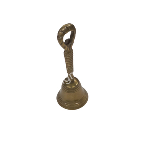 Campana antigua con mango de diseño de grabado a mano, campana niquelada, campana plateada de latón de Venta caliente con acabado personalizado - Product Image 2