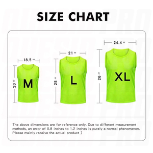 Manufacture Green Sleeveless <b>Training</b> <b>Bibs</b> Vest Quick Dry Mesh Sports Jersey Team Practice Gear Storage Bag Soccer <b>Training</b> <b>Bibs</b> - Product Image 3