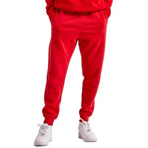 Pantalon de jogging en polaire pour homme Pantalon de survêtement rouge chaud et doux pour tenue décontractée Poches latérales et arrière Disponible en plusieurs couleurs et tailles - Product Image 1