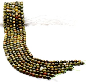 Bulk Loose Round Beads Strands of Ocean Jasper Healing Gemstone 8MM Round <b>Stone</b> Beads - Product Image 4