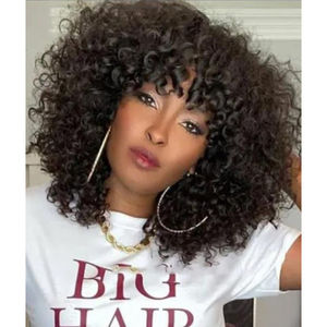 Kinky Curly 100% Remy Human Hair <b>Wig</b> Glueless for Swiss <b>Lace</b> Front HD for <b>Lace</b> <b>Frontal</b> <b>Wig</b> for Women Virgin Virgin <b>Wigs</b> - Product Image 4