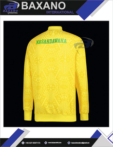 Veste de sport d'entraînement unisexe Mamelodi Sundowns, entièrement zippée, respirante, coupe-vent, avec logo imprimé sur le devant et design personnalisé - Product Image 5