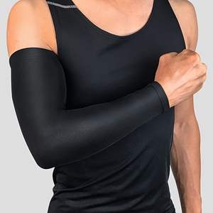 Manga del brazo de ciclismo personalizada al por mayor Anti-UV deportes compresión hombre béisbol mangas del brazo 2 uds protección solar impresión - Product Image 2