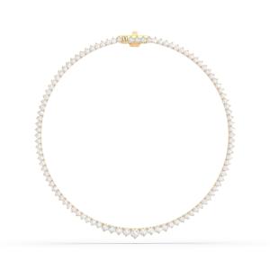 Collar de tenis de diamantes redondos cultivados en laboratorio de 9,00 quilates/VS de 16,00 pulgadas en plata de ley, regalo de joyería elegante para ella - Product Image 3