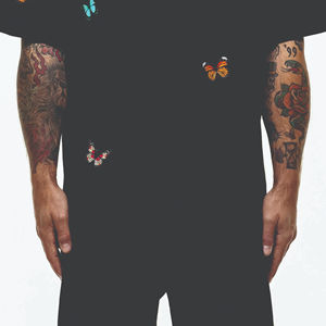 Camiseta 100% de algodón para hombre, Camiseta holgada con estampado personalizado OEM Heavyweight Sun Fade | Ropa lavada informal para hombre - Product Image 5