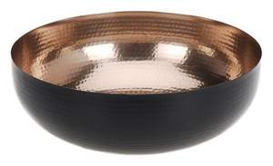 Accessoires de cuisine, bol à fruits, finition dorée et noire, plat de service, bols en métal ondulés décoratifs pour l'affichage de noix, style unique - Product Image 3