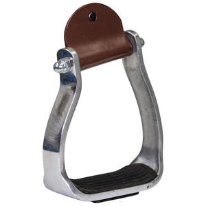 Estribos de espectáculo occidental de aluminio grabado en ángulo alivio de la rodilla estribos de equitación compensados ligeros paseos largos carreras de barriles - Product Image 5