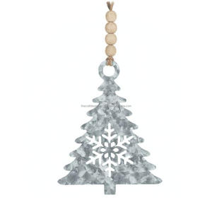 Adornos navideños para colgar en el jardín, artesanía de aluminio, corazón, lindo gato, acento, árbol, adornos colgantes, acentos de Metal en cantidad a granel - Product Image 5