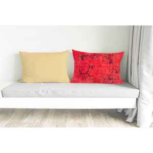 Heritage Kilim Printed <b>Pillow</b> - Turkish Vintage Home Decor Accent,Cover+Insert - Product Image 1