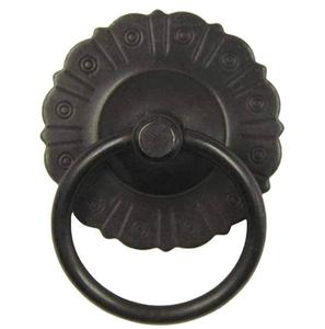 Exportación de accesorios de puerta con recubrimiento de polvo negro personalizados Patrón sólido Nuevo diseño Aldabas de metal Diseño y estilo personalizados - Product Image 2