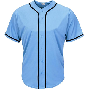 Jersey de béisbol de malla de botón completo para hombre personalizado con nombre de equipo y números ropa de softball - Product Image 6