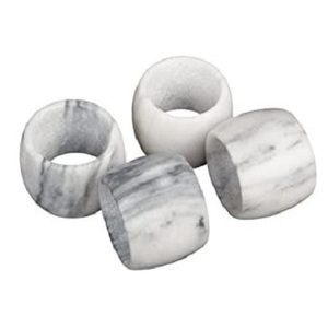 Anneau de serviette en marbre résine porte-anneau en gros pour ustensiles de cuisine pour la vente en gros et la commande en gros décoration de mariage Restaurant et maison - Product Image 1