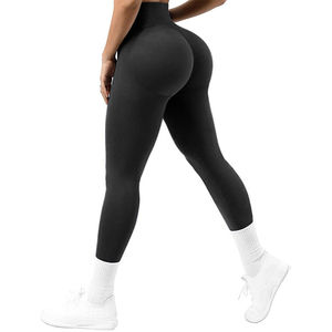 Leggings de Yoga Casuales para Mujer, Cintura Alta Elástica, Estampado Digital, Logotipo Personalizado, Ropa Deportiva para Gimnasio - Product Image 5