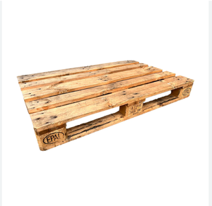 Palettes en bois européennes professionnelles 1200x800mm, palettes industrielles pour le stockage en entrepôt, l'exportation et la manutention de marchandises - Product Image 6