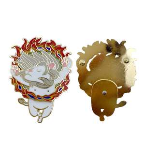 Pins de Solapa Personalizados de Fabricante, Divertidos, con Logotipo, Plateados en Zinc - Product Image 1