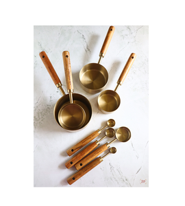 Cuchara medidora de latón Logotipo personalizable para especias Cocina Fabricantes usados Venta más vendida Cuchara medidora - Product Image 3