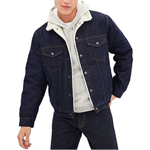 แจ็คเก็ตเดนิมบอมเบอร์ลายพรางฤดูหนาวคุณภาพสูงบุขนสำหรับผู้ชาย ลดราคาสุดฮอต - Product Image 1