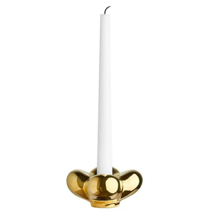 Golden <b>Candle</b> <b>Stick</b> Holder Modern <b>Brass</b> <b>Candle</b> Stand Minimalist Candleholder Decorative Taper Holder Elegant Home Decor - Product Image 1