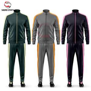 Survêtement de sport en microfibre à séchage rapide sur mesure en gros avec poignets et ourlet élastiques pour un ajustement sécurisé pendant l'exercice - Product Image 2