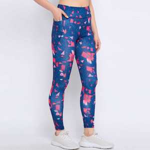 Leggings de sport en polyester et élasthanne avec impression par sublimation intégrale, impression numérique, vêtements de sport, yoga, gym, fitness, leggings tendance - Product Image 2