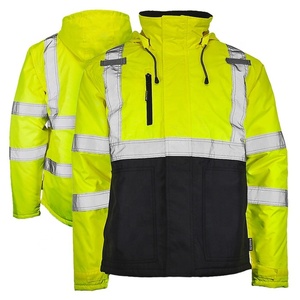 Ropa de Trabajo de Invierno con Logotipo Personalizado, Ropa de Seguridad Reflectante de Alta Visibilidad para Minería y Construcción, Hecha de Poliéster - Product Image 1