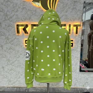 Sudadera con Capucha y Cremallera Personalizada con Logotipo, Material de Primera Calidad, Chaqueta con Cremallera y Pedrería, Lavado Ácido, Estilo Vintage, Sudadera de Forro Polar para Hombre, Ropa Urbana - Product Image 2