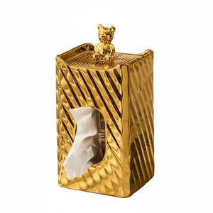 Boîte à mouchoirs moderne de luxe en acier inoxydable argenté, écologique, faite à la main, porte-serviettes créatif, maison, bureau, hôtel, restaurant - Product Image 2