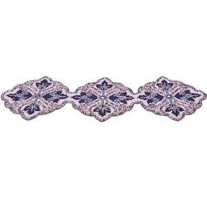 Best Quality Hear Shaped Made in Polyester Sparkle Bead <b>Placemat</b> Christmas Indoor Decorative Mat <b>Dining</b> <b>Table</b> for Home Hotel - Product Image 2