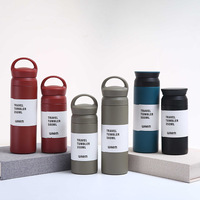 Thermos de style japonais 380ML 510ML en acier inoxydable 18/8, tasse à café de voyage écologique, isolation thermique sous vide 6-12 heures