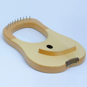Nouvelle harpe Lyre 10 cordes en métal bois fait Lyra harpe étui souple gratuit et clé Lyra harpe à vendre fabriqué au Pakistan - Product Image 4