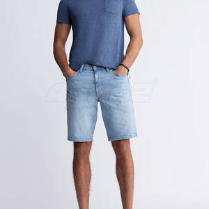 กางเกงยีนส์ขาสั้นของผู้ชายกางเกงขาสั้นผลิตตามสั่ง - Product Image 5