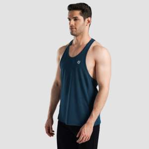 เสื้อกล้ามเทรลสีเขียวอมฟ้าสำหรับผู้ชาย - Product Image 2