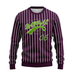 High-Quality 100% Premium Cotton Casual Crewneck Sweatshirts Men Clothing, New <b>Striped</b> Design with Custom Embossed Logo - Product Image 1