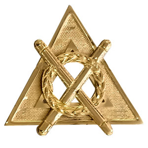 2025 Royal Arch Collar Joyas Organista Cuero bordado Cosido Masonic Regalia - Product Image 3