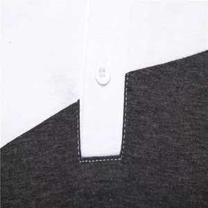 Precio bajo Estilo de moda Cómodo Sólido 100% Algodón Hombres para camisas Manga corta Verano Transpirable - Product Image 5