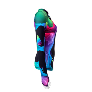 Protector de erupción impreso personalizado de manga larga, proveedor al por mayor, buena calidad, cómodo protector de erupción, camisa de compresión para mujer, protectores de erupción - Product Image 4