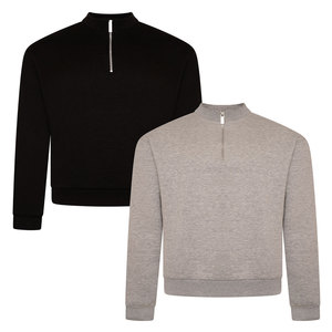 Nouveau design de sweatshirts à fermeture éclair pour hommes en hiver OEM pour extérieur nouveau design pas cher prix vêtements de course, vêtements de jogging - Product Image 1