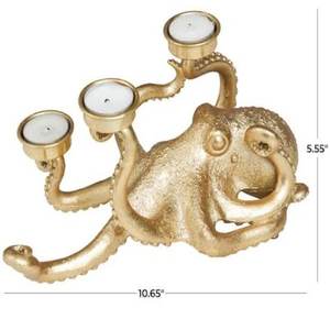 Candelabro Moderno de Diseño Elegante, Hecho a Mano, de Metal Fundido, con Diseño de Rama Chapada en Oro, Decoración para el Hogar - Product Image 5