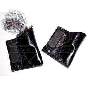 Étui en cuir fait main durable pour port dissimulé à l'intérieur de la ceinture, pour mini-étui, noir, usage de sécurité - Product Image 1