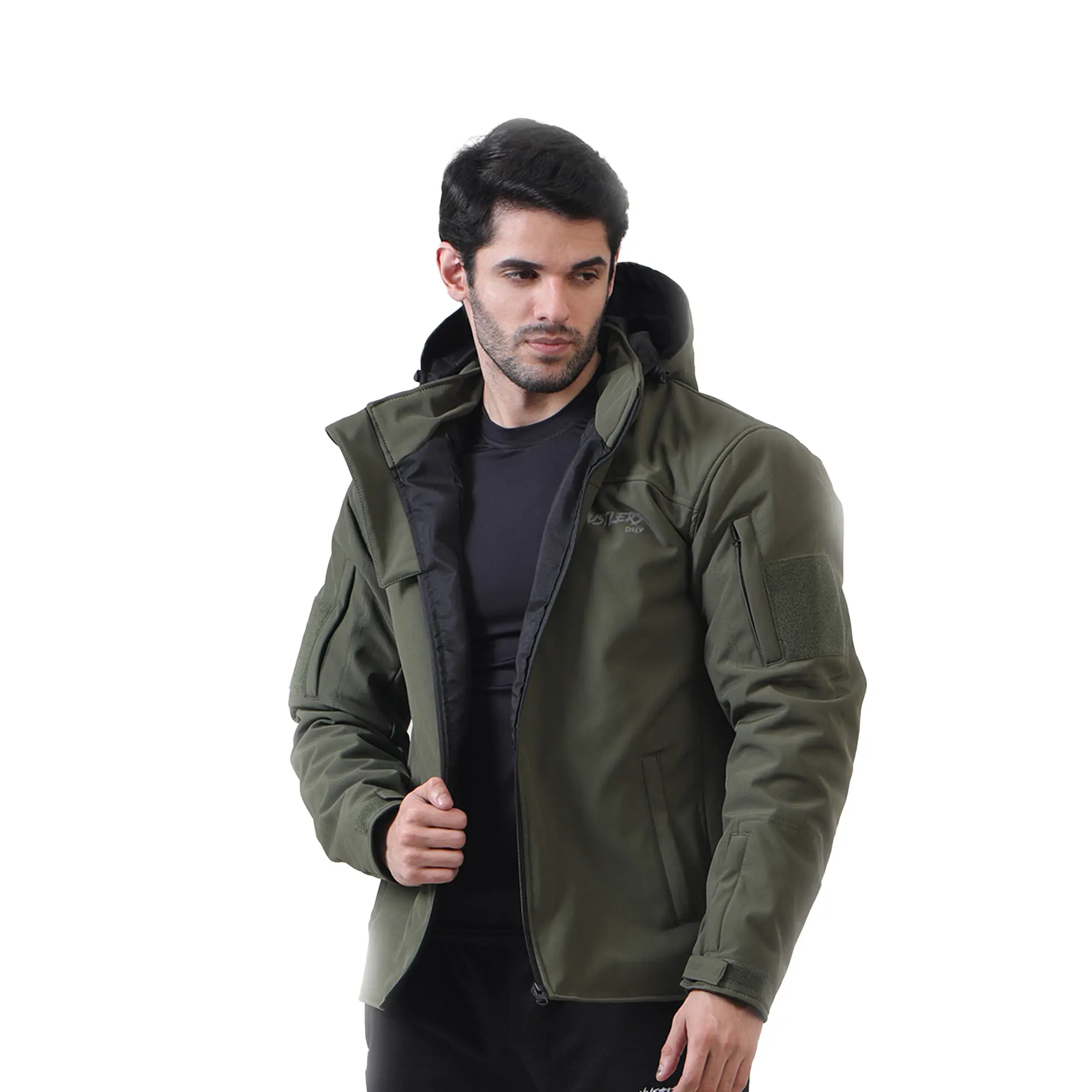 Olivgrüne Kampf jacke Custom ized Warm Vest Herren Puffer Jacken Premium Quality Custom ized Jacken und Hoodies