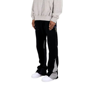 Nouveau style de vêtements décontractés pour hommes en plein air pantalons amples pour hommes meilleur prix hommes dernière mode coton évasé matériel lavé - Product Image 2