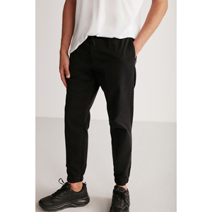Pantalones de Cintura Elástica con Textura Lavada y Tejida para Hombre, Talla Grande, Marca GRIMELANGE - Product Image 1