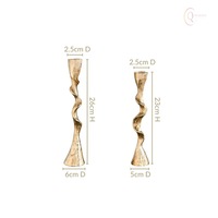Porte-bougie en métal de qualité supérieure avec couleur et logo personnalisables pour usage domestique et commercial en intérieur, commandes en gros