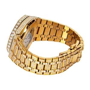 Reloj Hip Hop de acero inoxidable de gama alta para hombre con esfera de esqueleto Octágono VS Moissanite y ancho de banda duradero de 20mm - Product Image 6