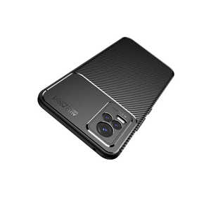 Coque en silicone liquide premium OYO Negro Series pour Vivo V21E A34 Y19 - Bleu marine, TPU souple, protection antichoc, coque arrière - Product Image 6