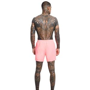 Short de bain homme 2026 tendance, vente chaude, été, personnalisable, uni, confortable, avec deux poches et cordon de serrage - Product Image 3