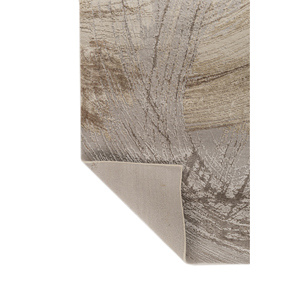 Tapis Kavi Ivory Free Verse noué à la main en laine et soie de bambou, motif abstrait pour la décoration de la maison et du salon Esk-360 - Product Image 5