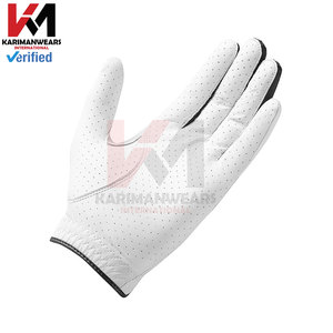 Fabrication professionnelle de qualité supérieure véritable véritable Cabretta gants de golf en cuir de mouton femmes hommes Logo personnalisé doux - Product Image 6